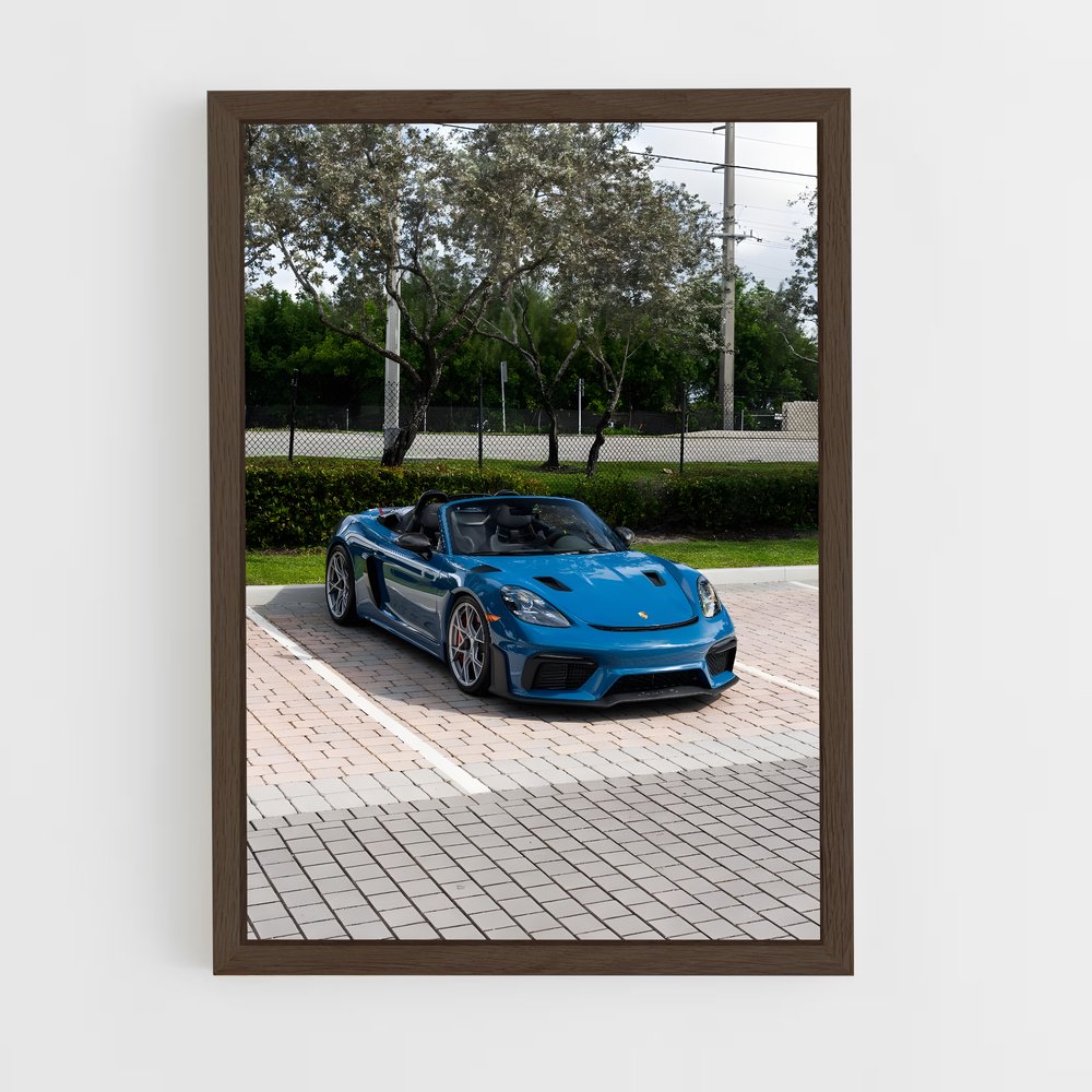 Poster 718 Spyder Énigmatique – affiche Porsche (vue 5)